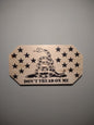 Don't Tread On Me Patriotic Wall Decor Plaque